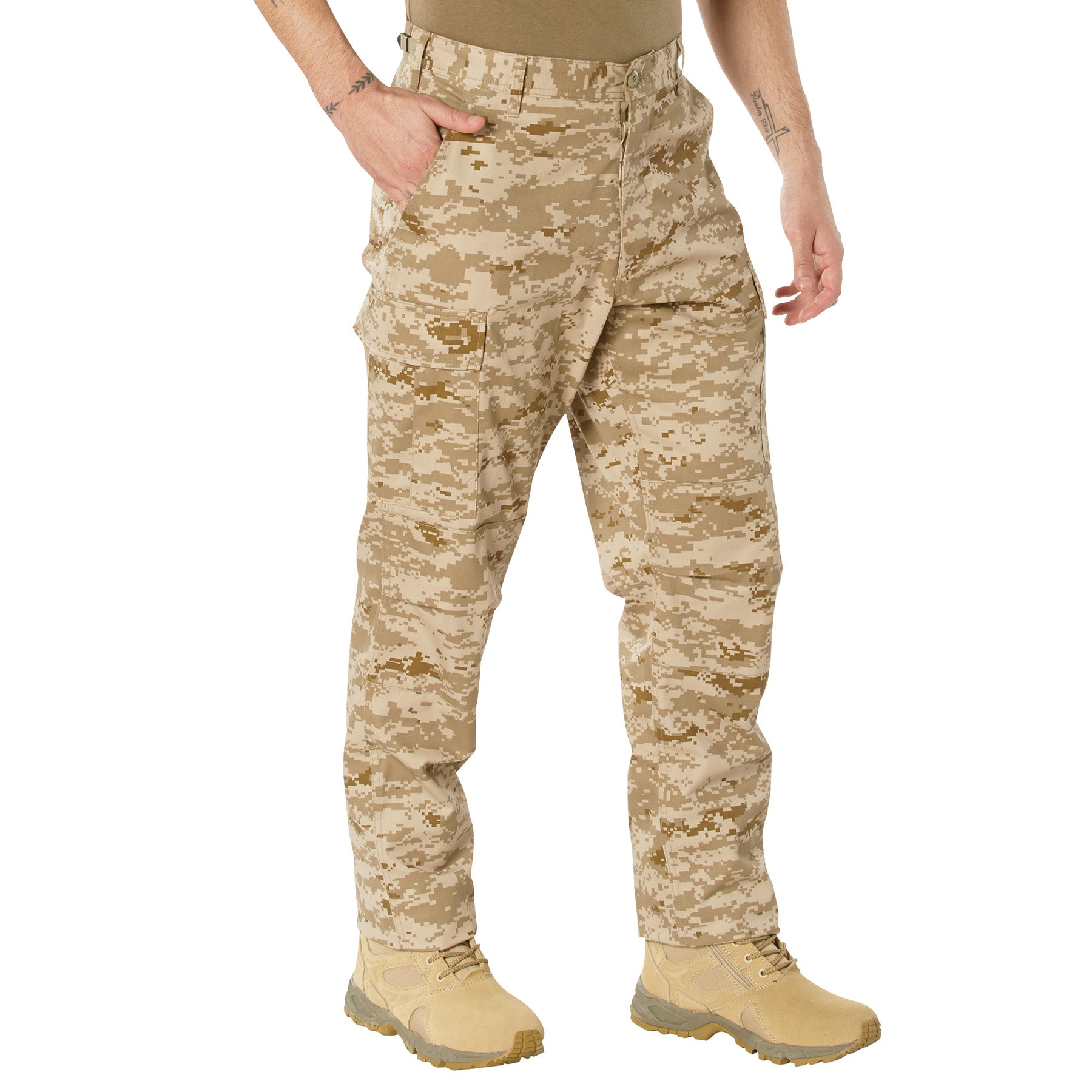 Rothco Digital Camo Tactical BDU Pants in Desert Digital Camo, Size M