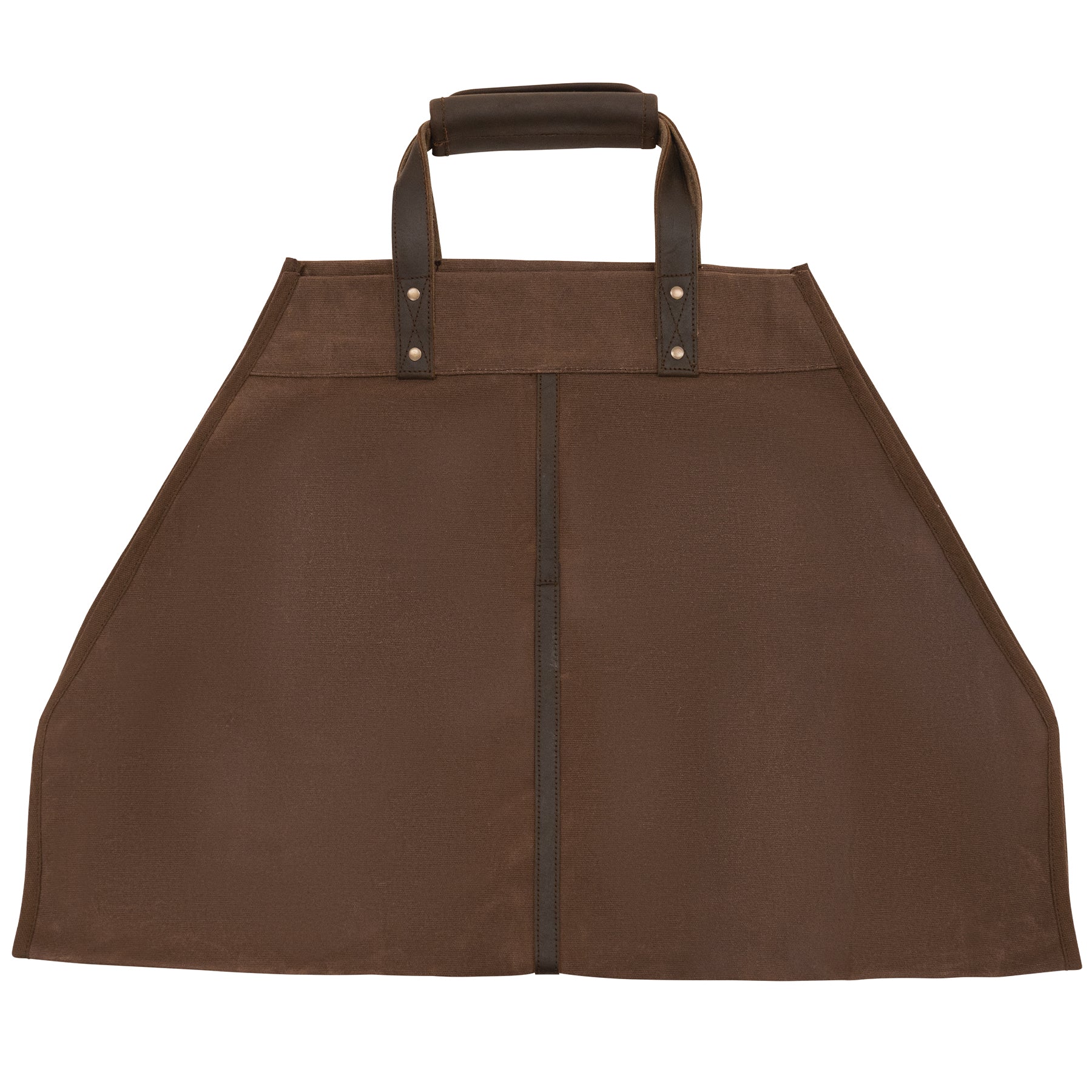 Rothco Backwoods Waxed Canvas Log Carrier Earth Brown – Heavy-Duty Firewood Carrying Bag