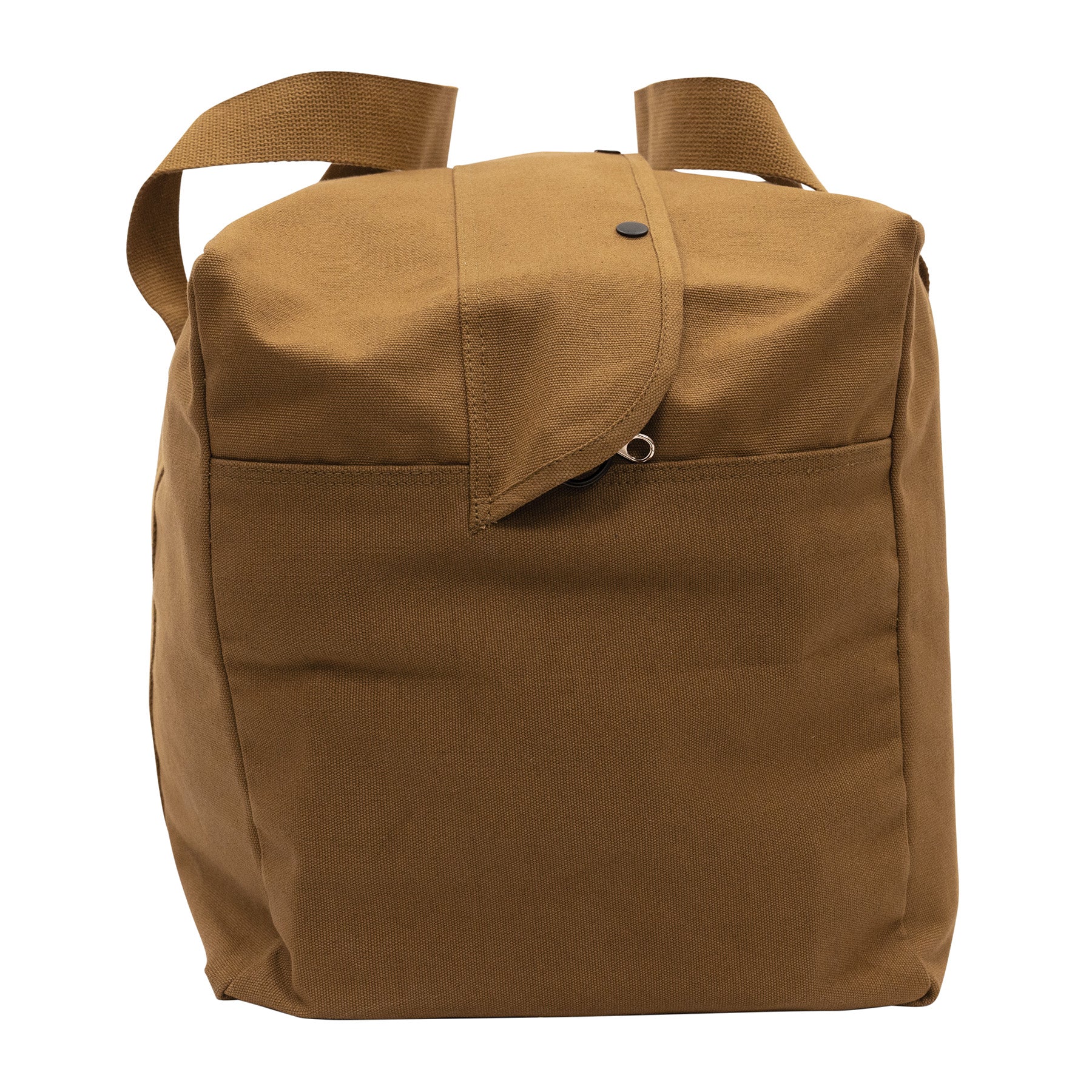 Rothco Canvas Parachute Cargo Bag – 75L Heavy Duty Travel and Utility Duffle in Work Brown
