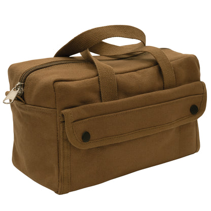 Rothco G.I. Style Mechanic's Tool Bag in Work Brown – Heavy-Duty Canvas with Multiple Compartments