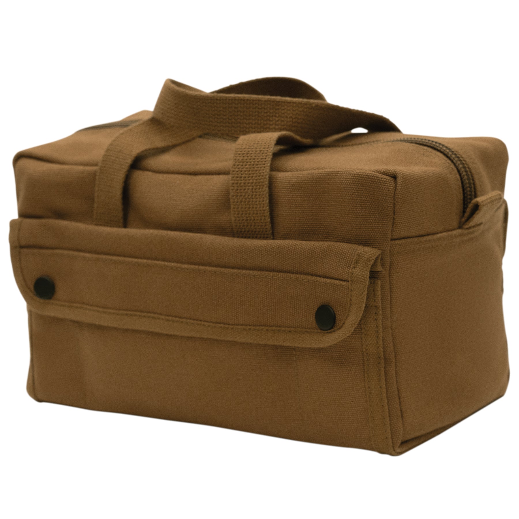 Rothco G.I. Style Mechanic's Tool Bag in Work Brown – Heavy-Duty Canvas with Multiple Compartments
