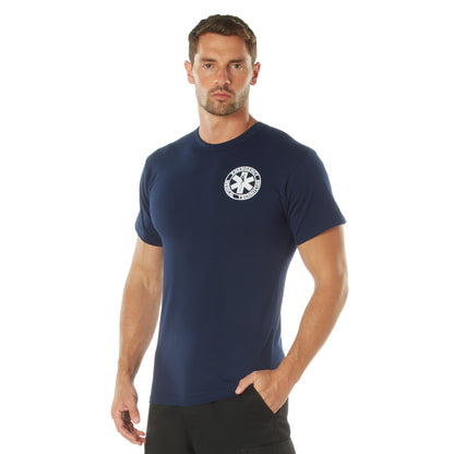 Rothco 2-Sided EMT T-Shirt Size Medium - Professional EMS Uniform with Star of Life Design