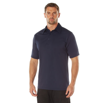 Rothco Tactical Performance Polo Shirt in Midnight Navy Blue, Size 3XL