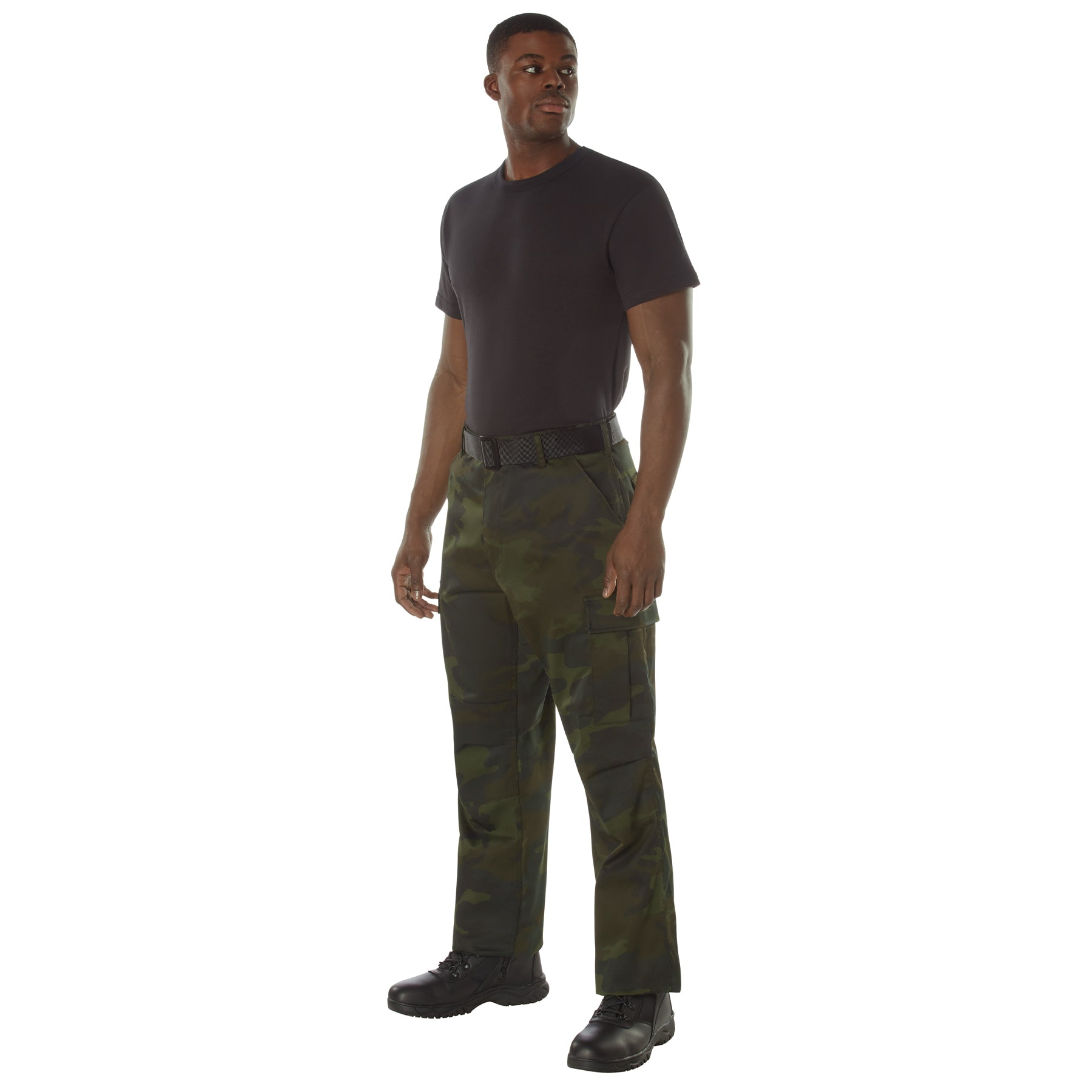 Rothco Color Camo Tactical BDU Pants – Midnight Woodland Camo, Size Small