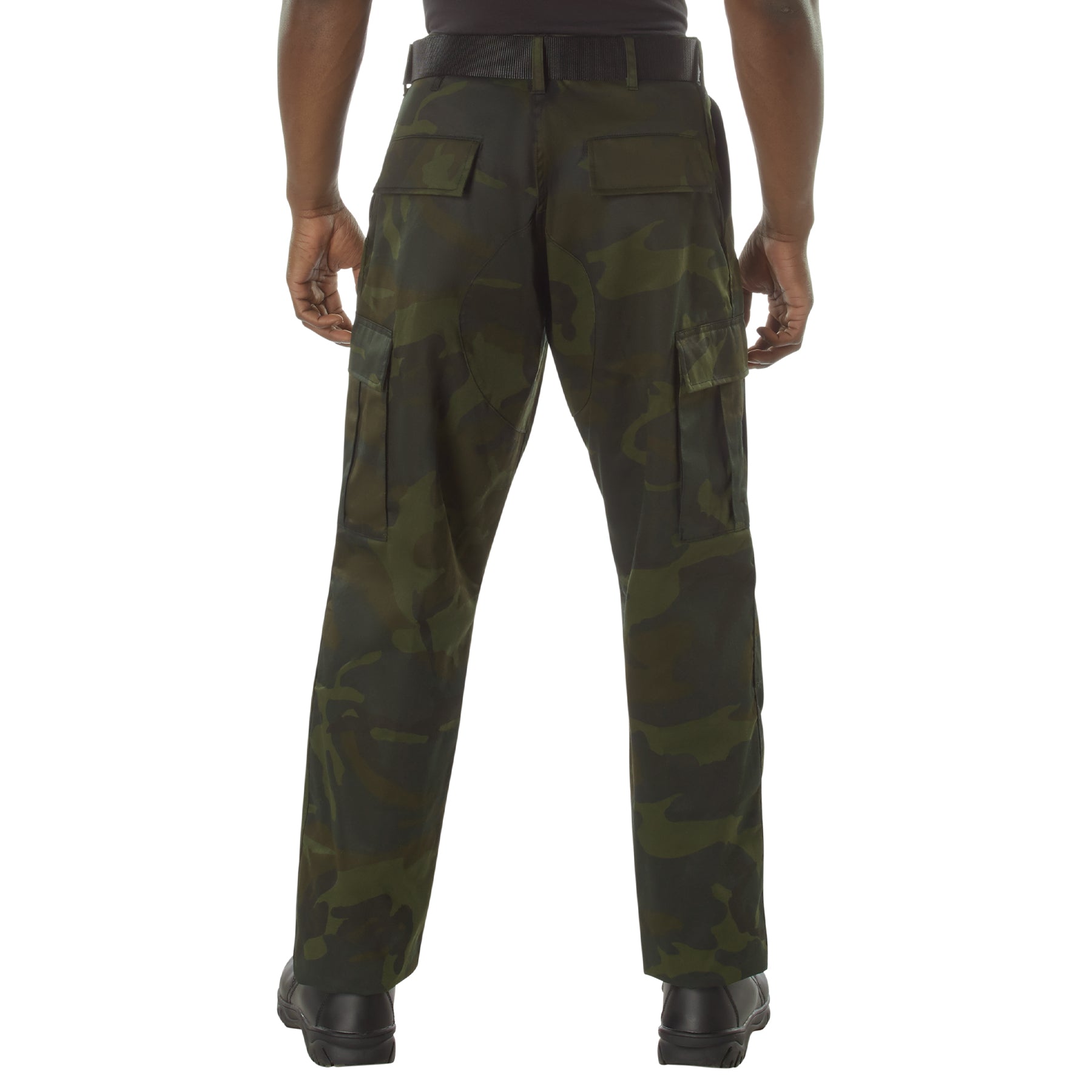 Rothco Color Camo Tactical BDU Pants – Midnight Woodland Camo, Size Small