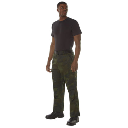 Rothco Color Camo Tactical BDU Pants 2XL Midnight Woodland Camo