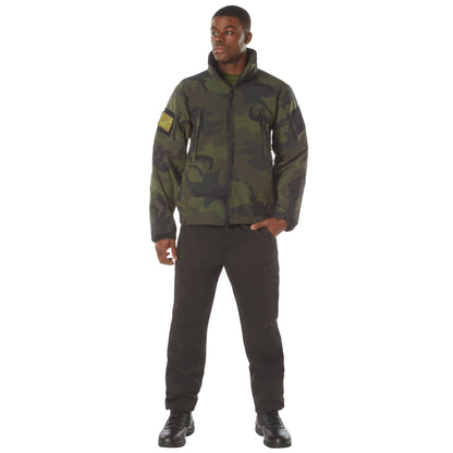 Rothco Special Ops Soft Shell Jacket 2XL Midnight Woodland Camo - Waterproof Tactical Outerwear