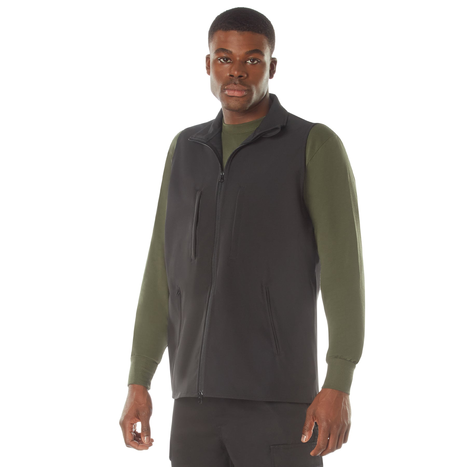 Rothco V2 Concealed Carry Soft Shell Vest Black Size Small