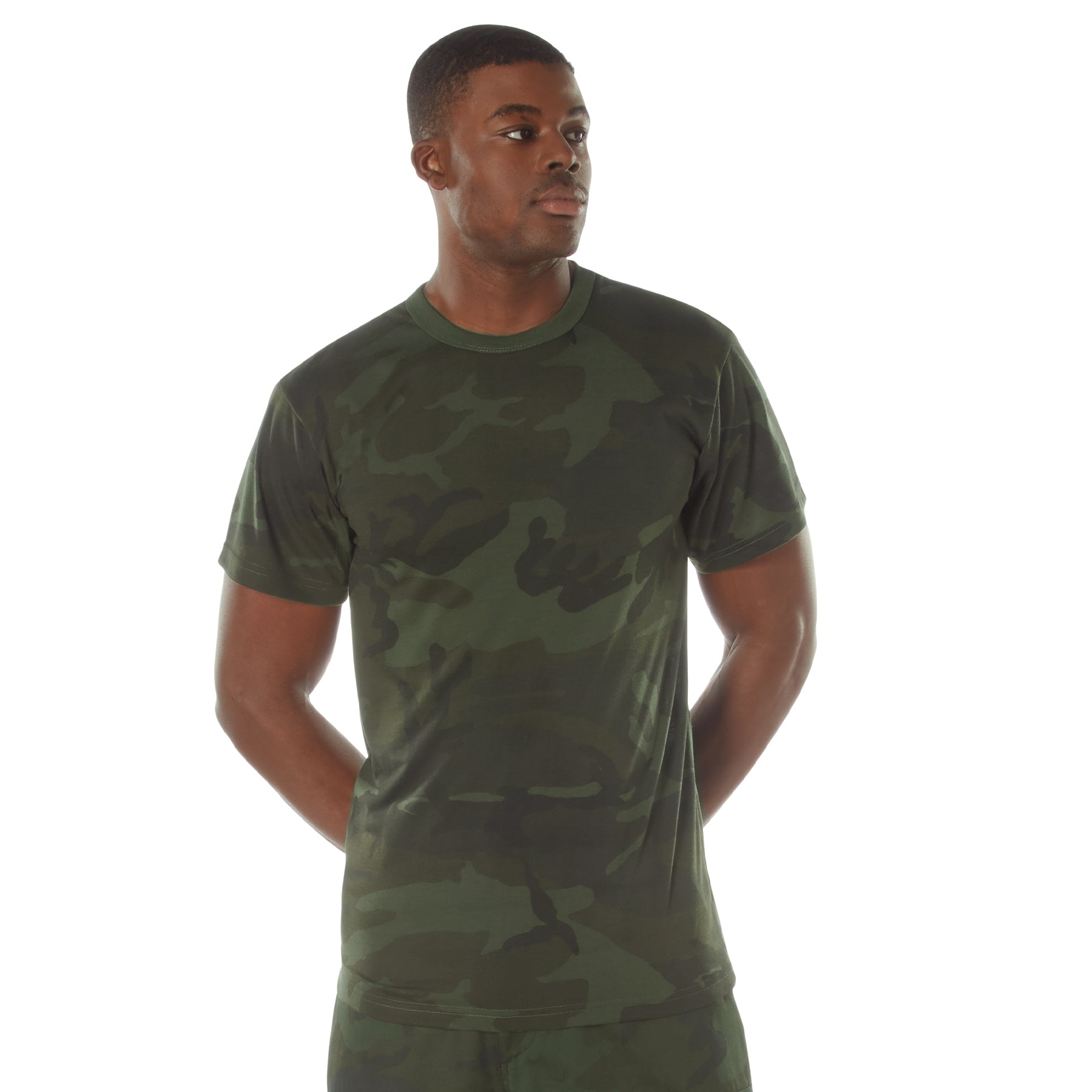 Rothco Midnight Camo Moisture Wicking T-Shirt Size 2XL - Woodland Camo