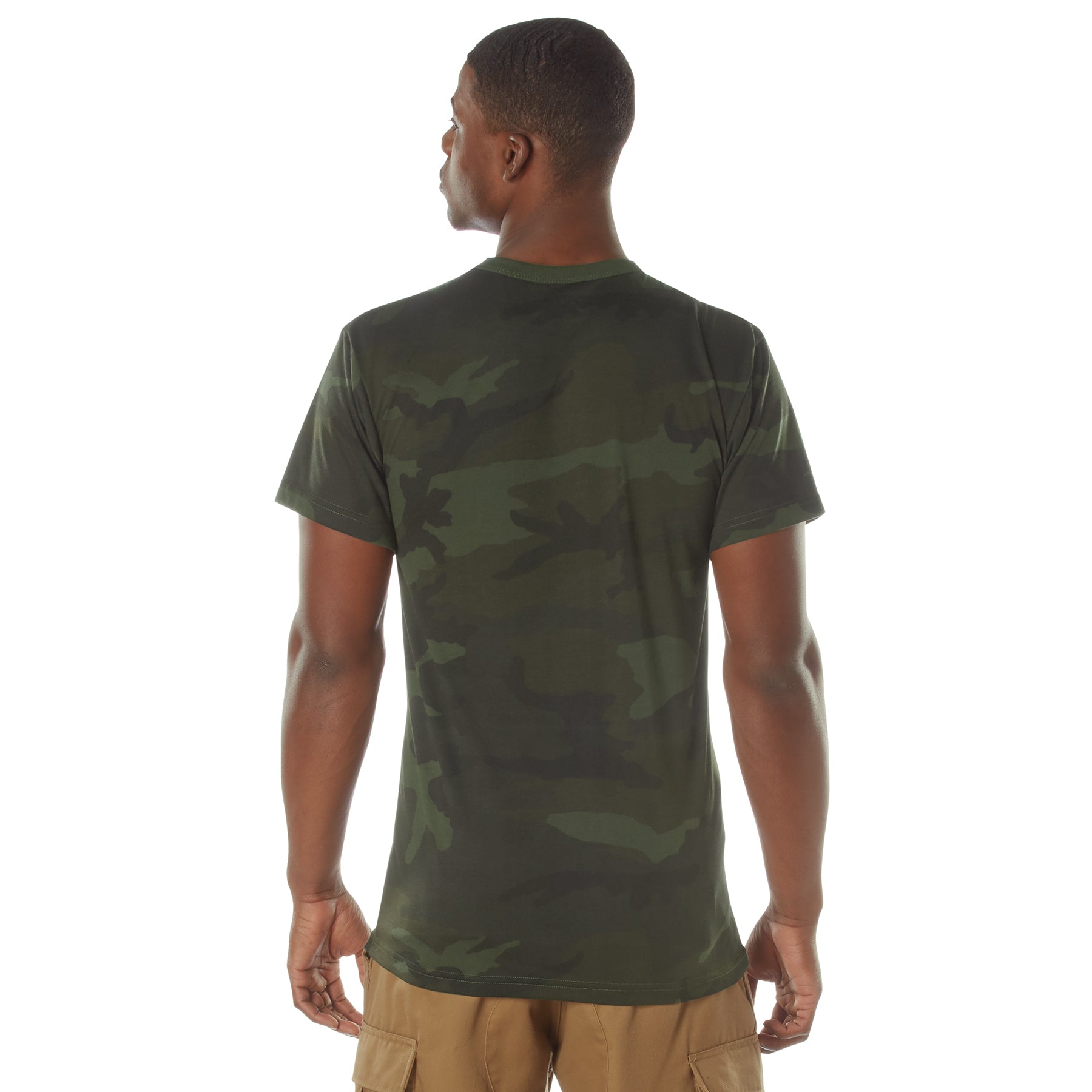 Rothco Midnight Camo Moisture Wicking T-Shirt Size 2XL - Woodland Camo
