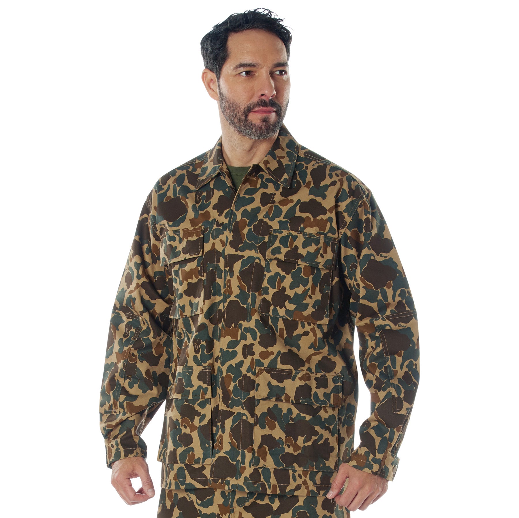 Rothco X Bear Archery Fred Bear Camo BDU Shirt Size Small