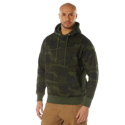 Rothco Every Day Pullover Hooded Sweatshirt in Midnight Woodland Camo, Size 2XL