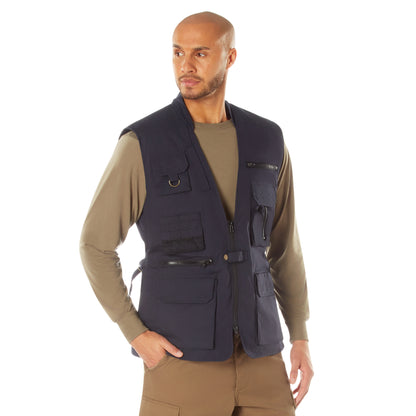 Rothco Plainclothes Concealed Carry Vest in Midnight Navy Blue Size XL