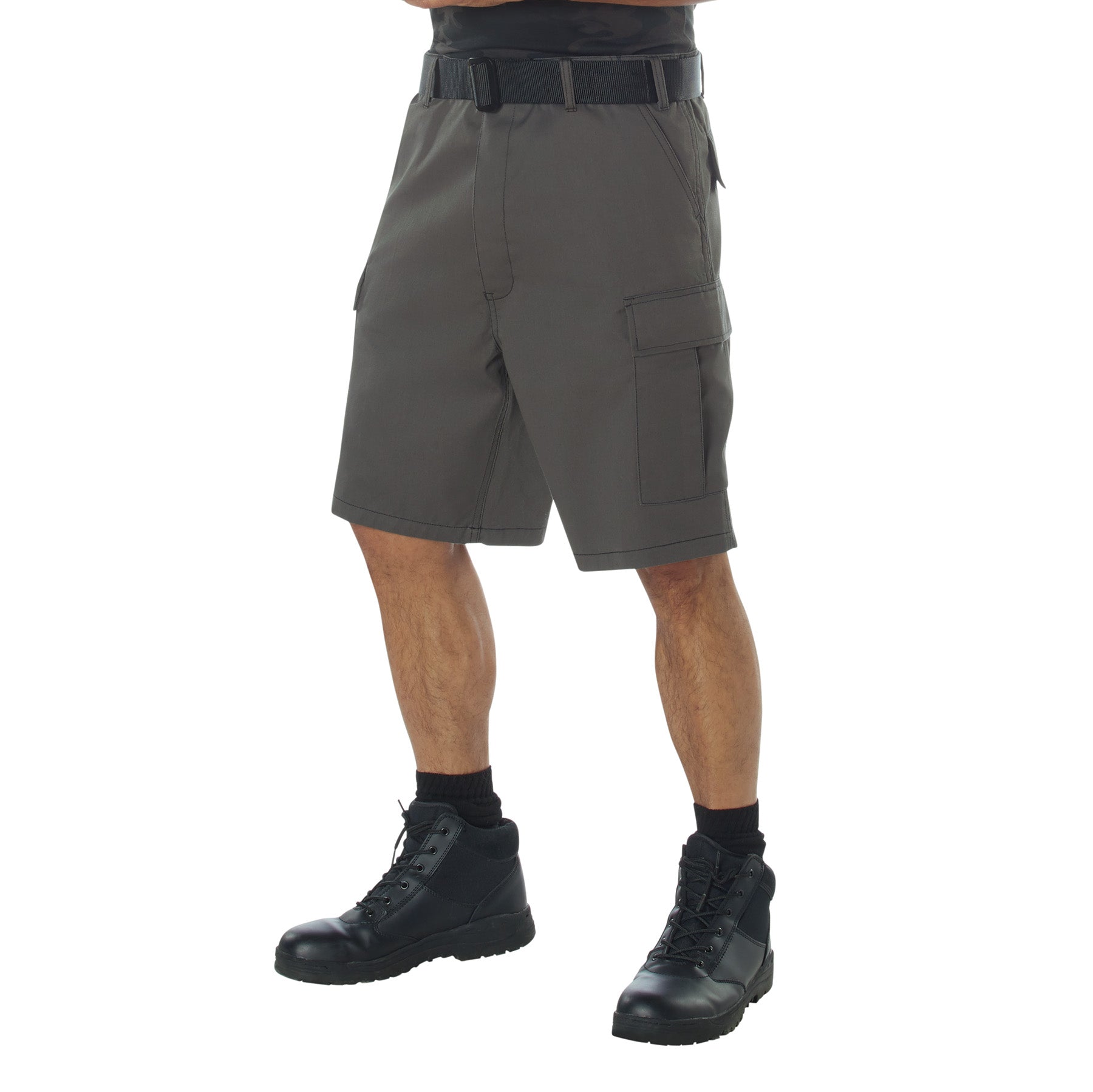 Rothco Tactical BDU Shorts Charcoal Grey Size XL - Durable Military Cargo Shorts for Outdoor & Tactical Use