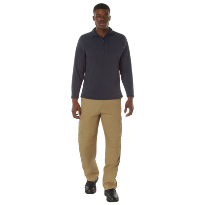 Rothco Grid Fleece Pullover 2XL Midnight Navy Blue – High-Performance Cold Weather Layer