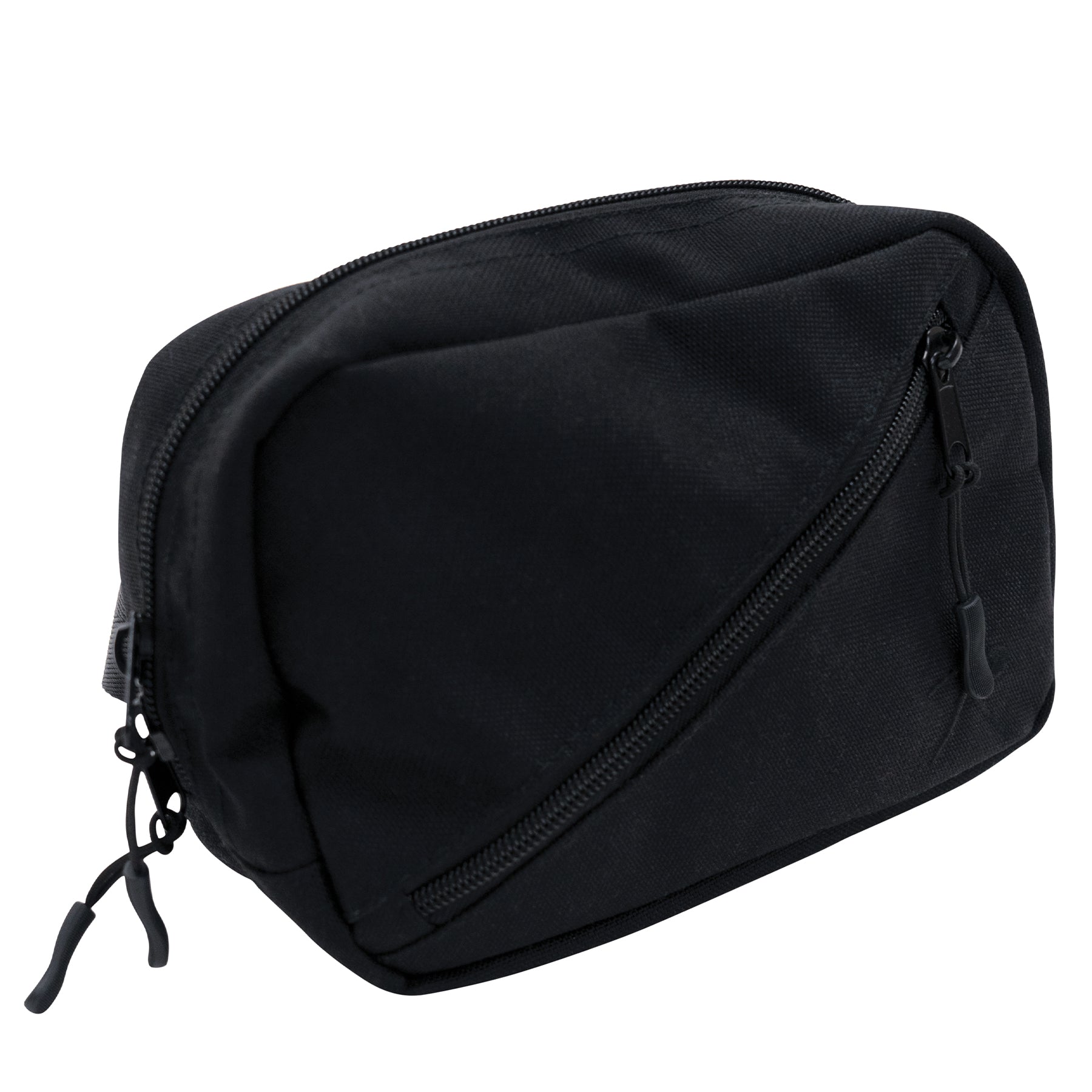 Rothco Crossbody Day Bag Black - Compact 2L Travel Organizer with 1000D Nylon Durability