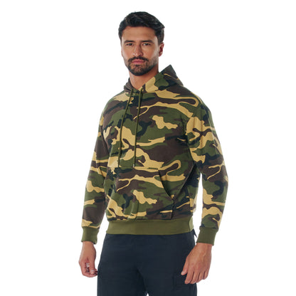 Rothco Camo Pullover Hooded Sweatshirt 3XL Woodland Camo