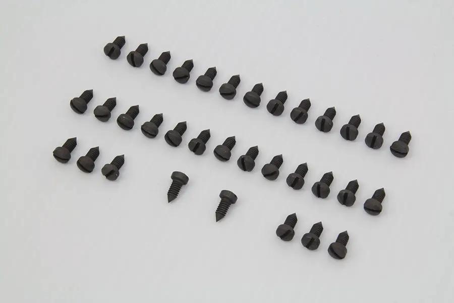 Colony Rocker Arm Cover Screw Kit Parkerized for 1938 Harley Davidson EL by Colony