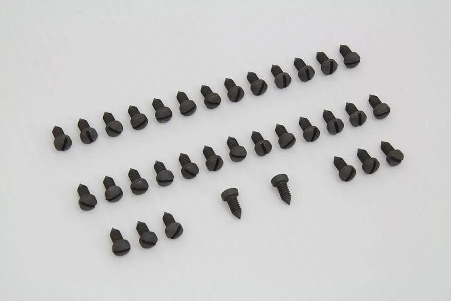 Colony Rocker Arm Cover Screw Kit Parkerized for 1938 Harley Davidson EL by Colony