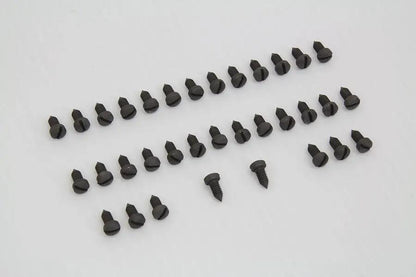Colony Rocker Arm Cover Screw Kit Parkerized for 1938 Harley Davidson EL by Colony