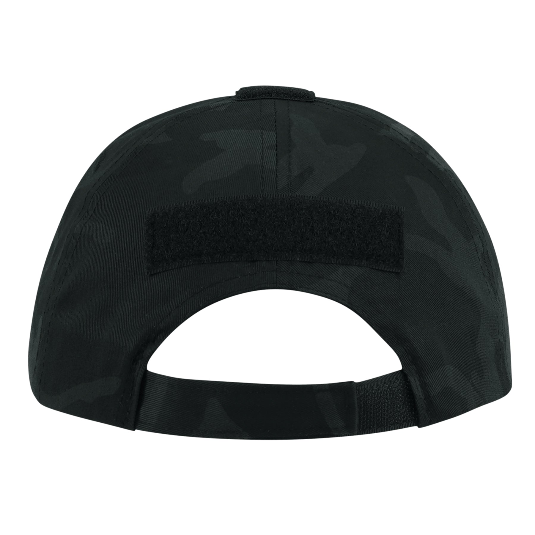 Rothco Tactical Operator Cap Midnight Black Camo - Adjustable Military-Style Field Hat