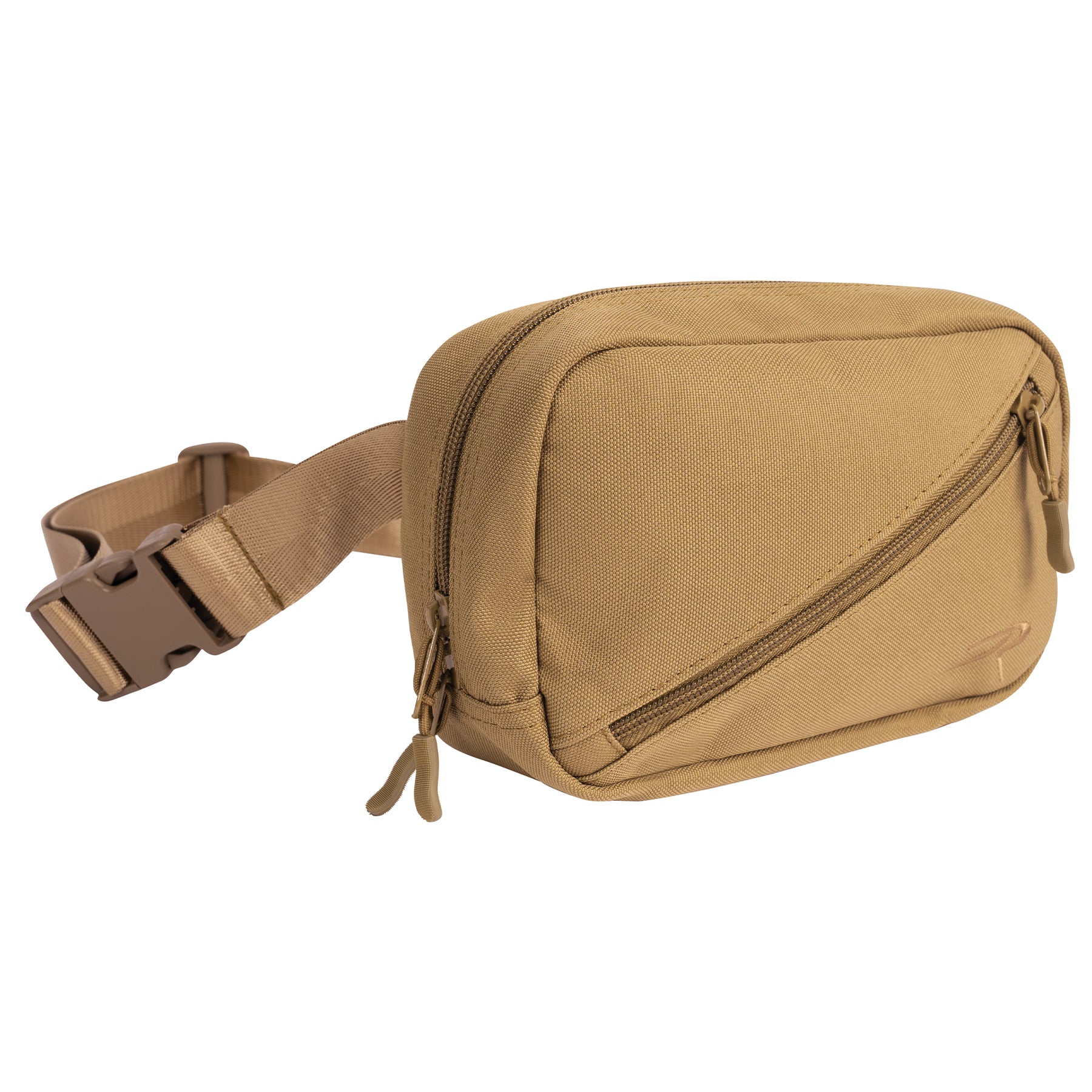 Rothco Crossbody Day Bag Coyote Brown – Compact 2L Travel Organizer with Rugged 1000D Nylon