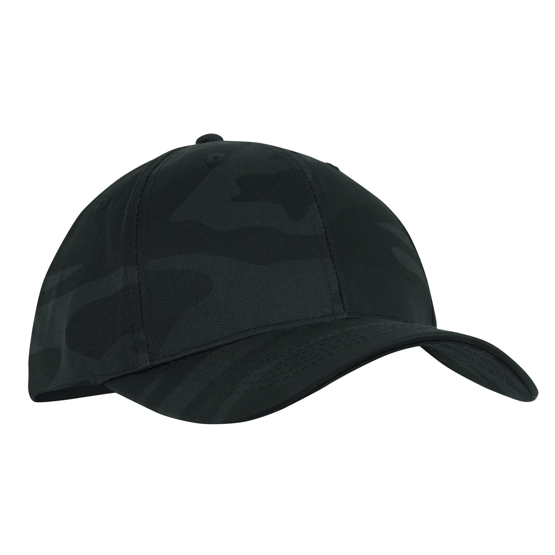 Rothco Supreme Camo Low Profile Cap Midnight Black Camo - Durable Adjustable Baseball Hat for Outdoor Activities