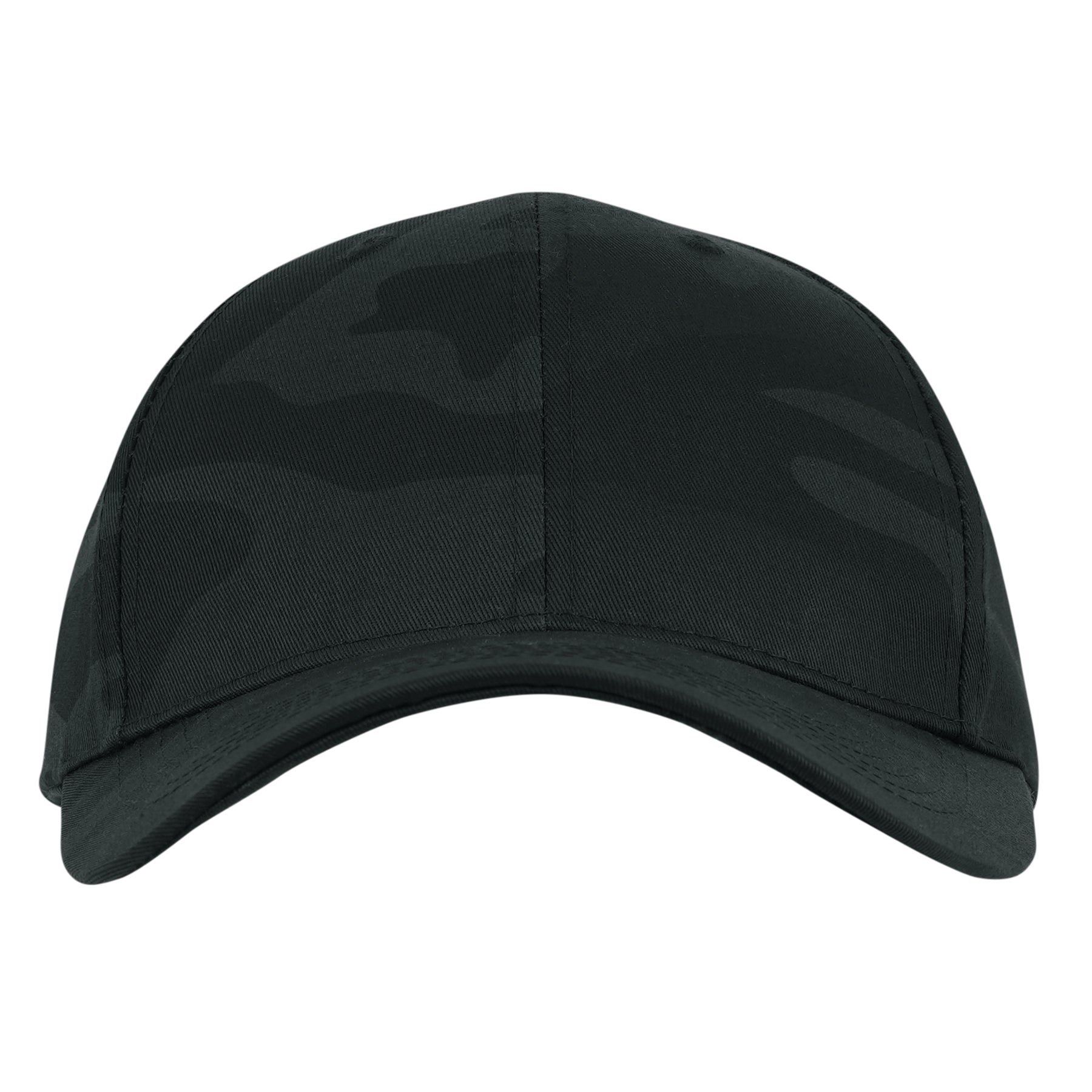 Rothco Supreme Camo Low Profile Cap Midnight Black Camo - Durable Adjustable Baseball Hat for Outdoor Activities