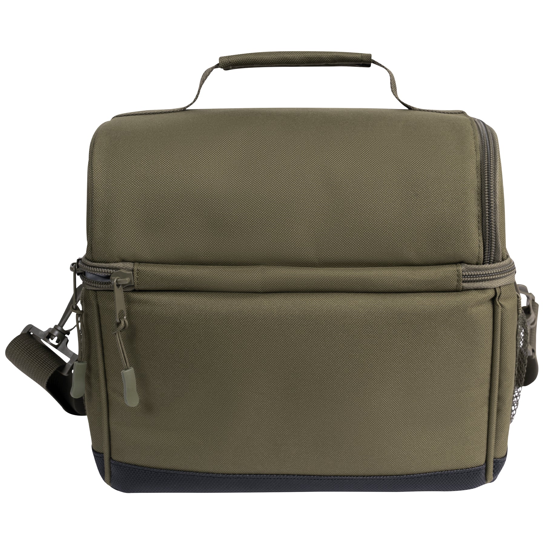 Rothco 925 Lunch Cooler Olive Drab – Insulated Portable Cooler with Dual Compartments and Waterproof Bottom