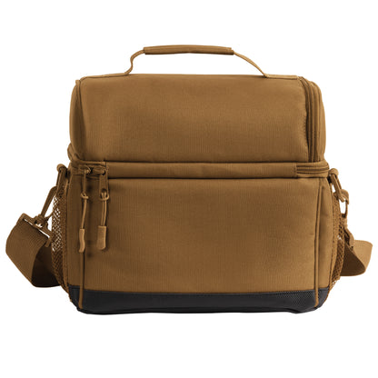 Rothco 925 Lunch Cooler Work Brown – Insulated Dual Compartments for Outdoor & Workplace Use
