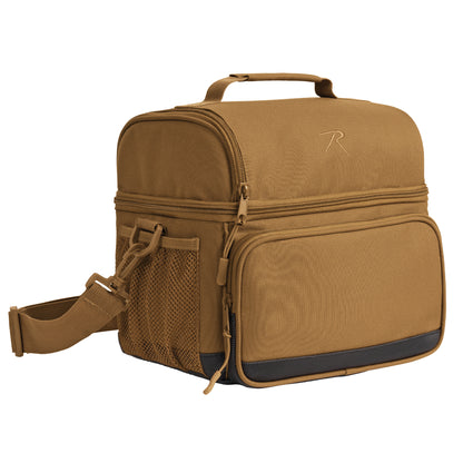 Rothco 925 Lunch Cooler Work Brown – Insulated Dual Compartments for Outdoor & Workplace Use