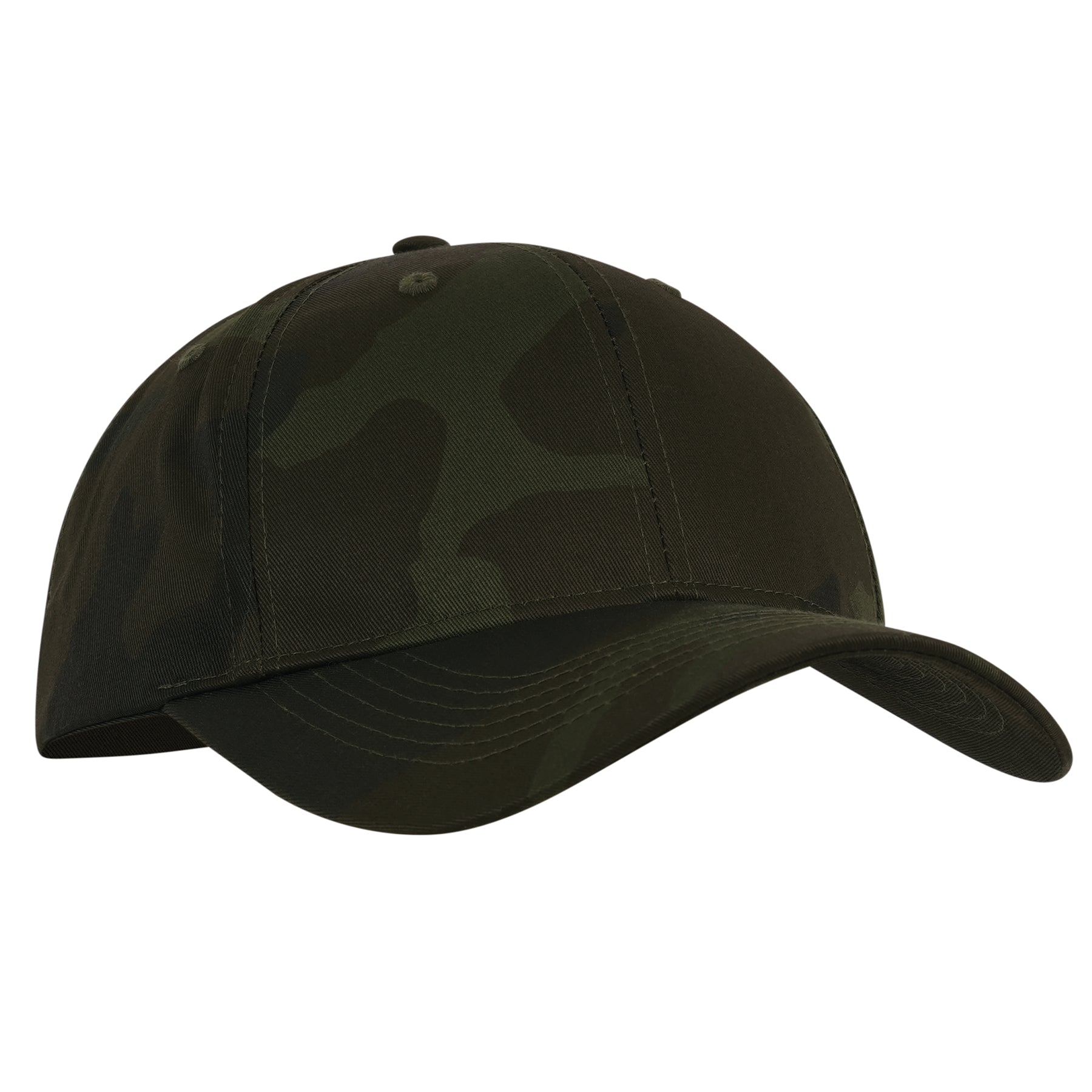 Rothco Supreme Camo Low Profile Cap Midnight Woodland Camo - Adjustable Hunting and Outdoor Baseball Hat