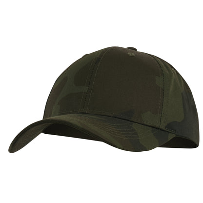 Rothco Supreme Camo Low Profile Cap Midnight Woodland Camo - Adjustable Hunting and Outdoor Baseball Hat