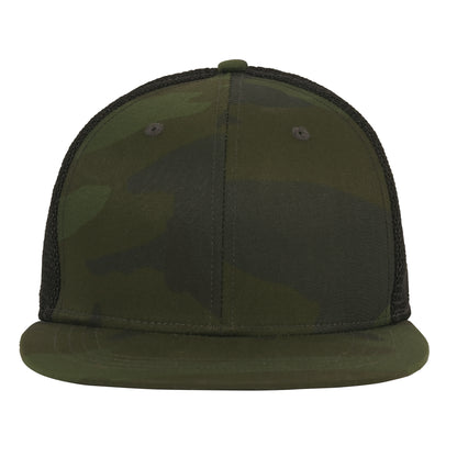 Rothco Midnight Camo Trucker Cap with Mesh Back and Snapback Closure
