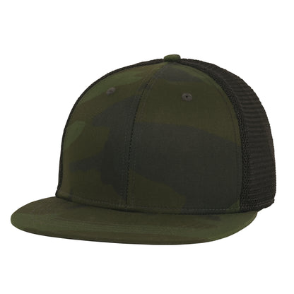 Rothco Midnight Camo Trucker Cap with Mesh Back and Snapback Closure