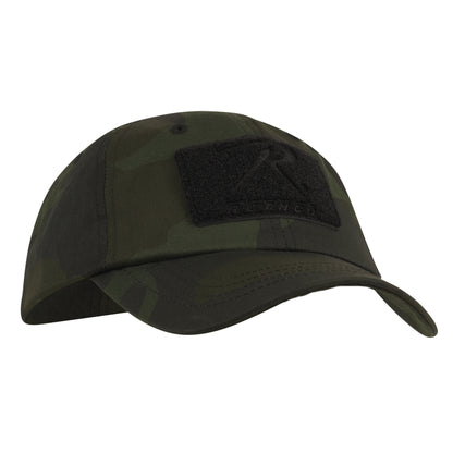 Rothco Tactical Operator Cap in Midnight Woodland Camo – Adjustable Military-Style Field Hat with Multi-Function Loop Fields