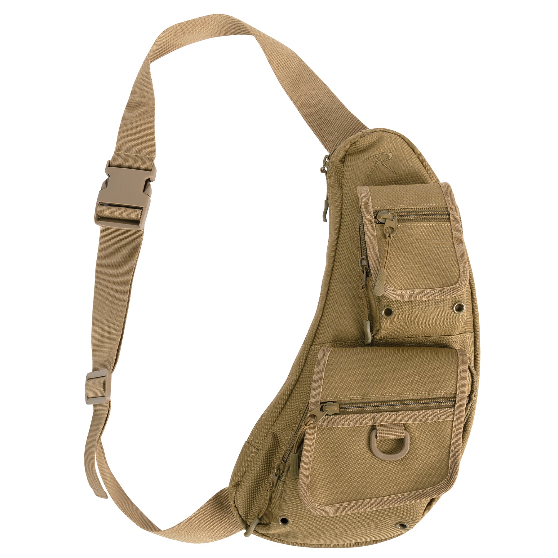 Rothco Tactical Crossbody Bag Coyote Brown – Versatile EDC Utility Bag with Adjustable Strap