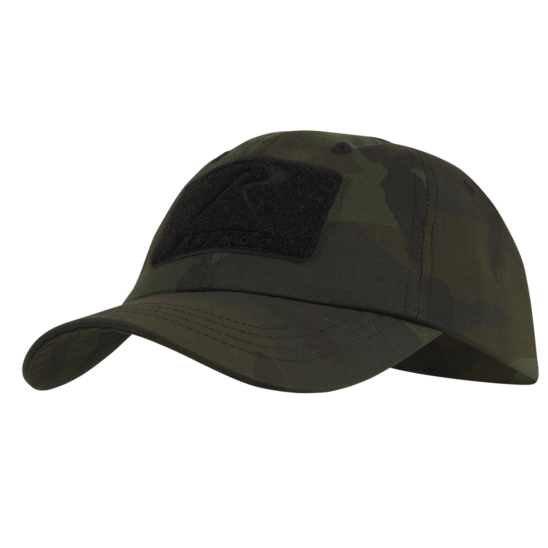 Rothco Tactical Operator Cap in Midnight Woodland Camo – Adjustable Military-Style Field Hat with Multi-Function Loop Fields