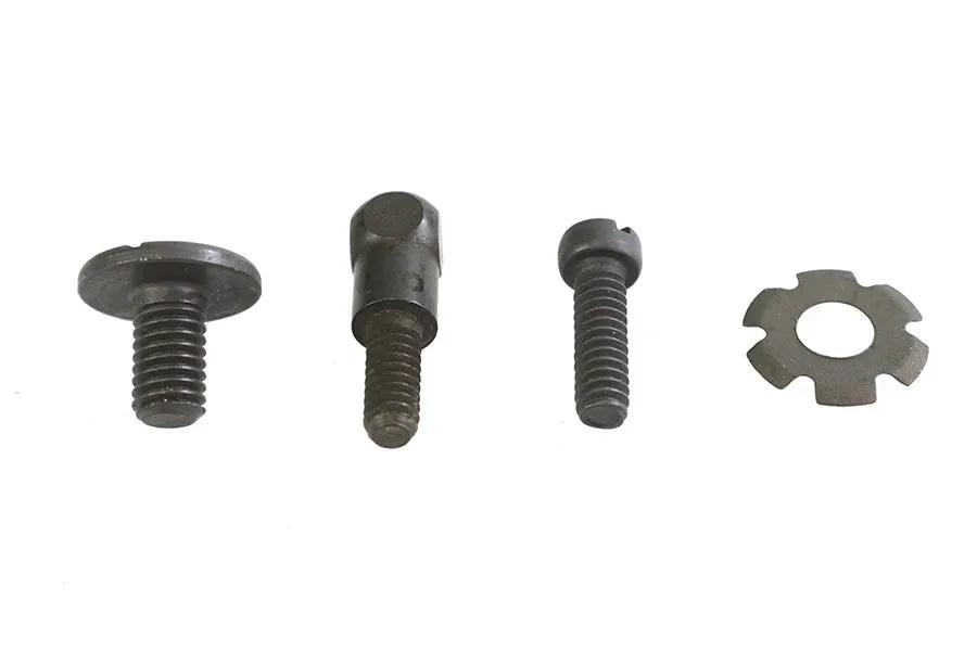 Colony Parkerized Brake Hand Lever Screw Kit for Harley Davidson 1928-1937 by Colony