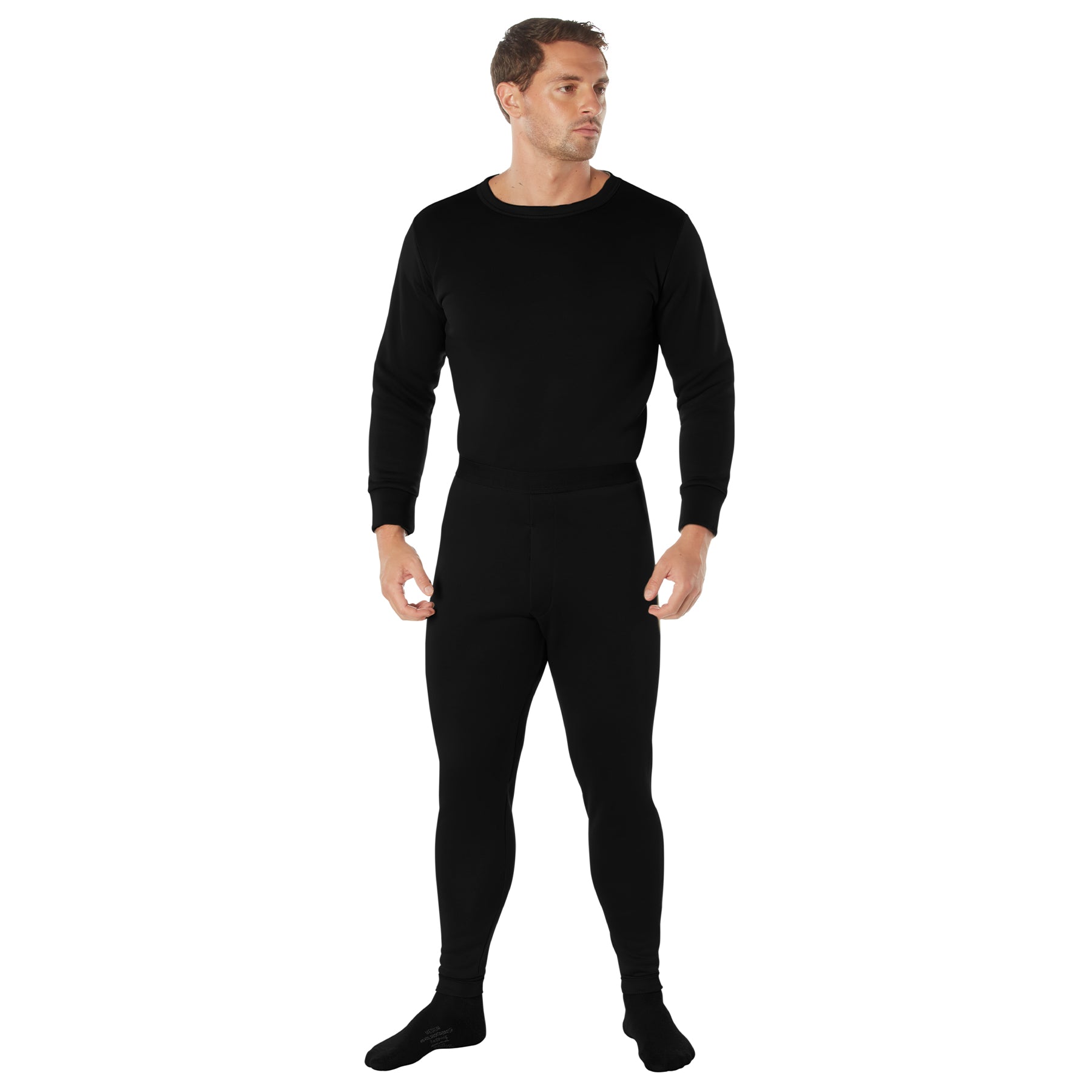 Rothco ECWCS Poly Bottoms Black Size Small – Cold Weather Base Layer Pants