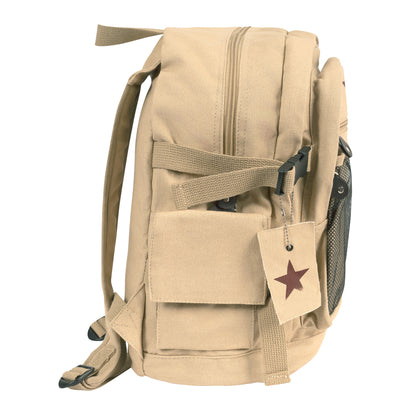 Rothco Vintage Canvas Backpack - Durable Casual Daypack with Ample Storage