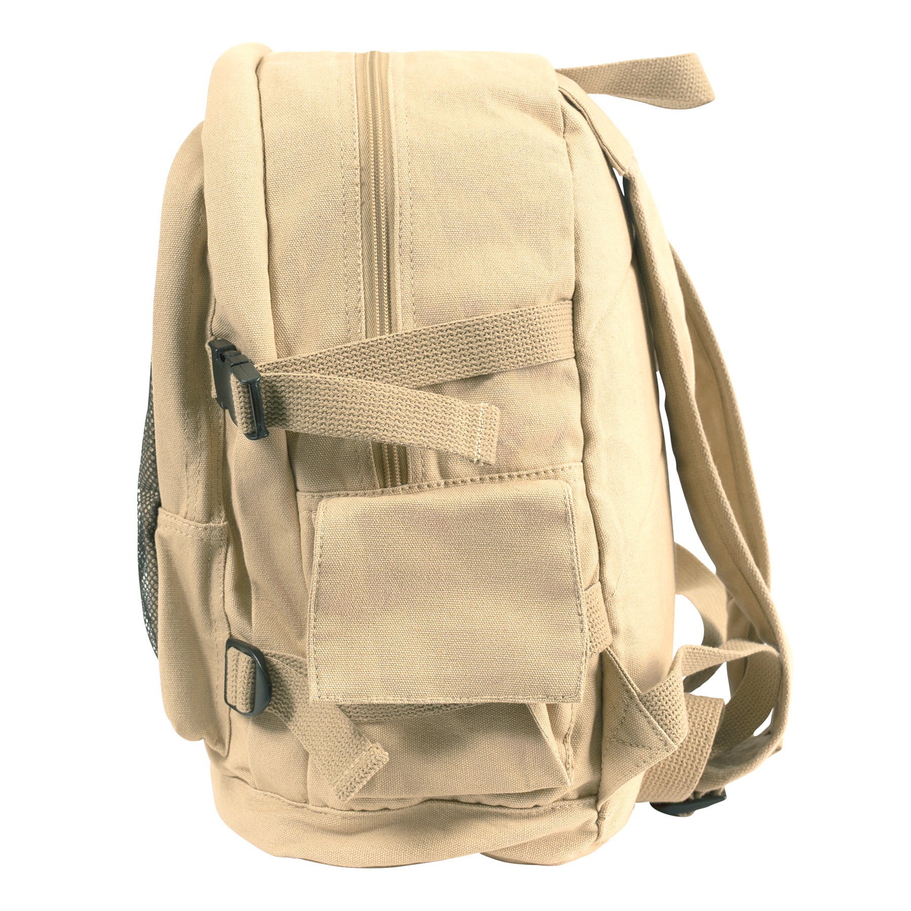 Rothco Vintage Canvas Backpack - Durable Casual Daypack with Ample Storage