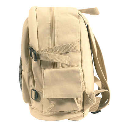 Rothco Vintage Canvas Backpack - Durable Casual Daypack with Ample Storage