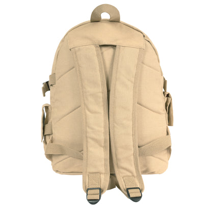 Rothco Vintage Canvas Backpack - Durable Casual Daypack with Ample Storage