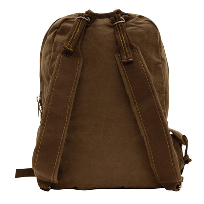 Rothco Vintage Canvas Flight Bag Brown - 19.5 x 15 x 4.5 Inches Travel & Carryall