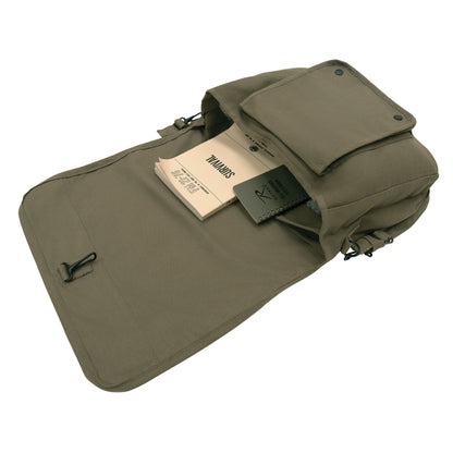 Rothco Vintage Canvas Shoulder Bag with Red Star - Classic Messenger Bag for School and Work