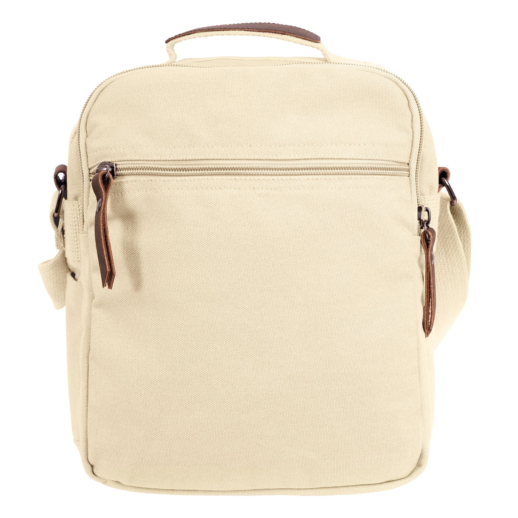 Rothco Every Day Work Shoulder Bag Khaki - Durable Canvas Crossbody Bag with Multiple Compartments