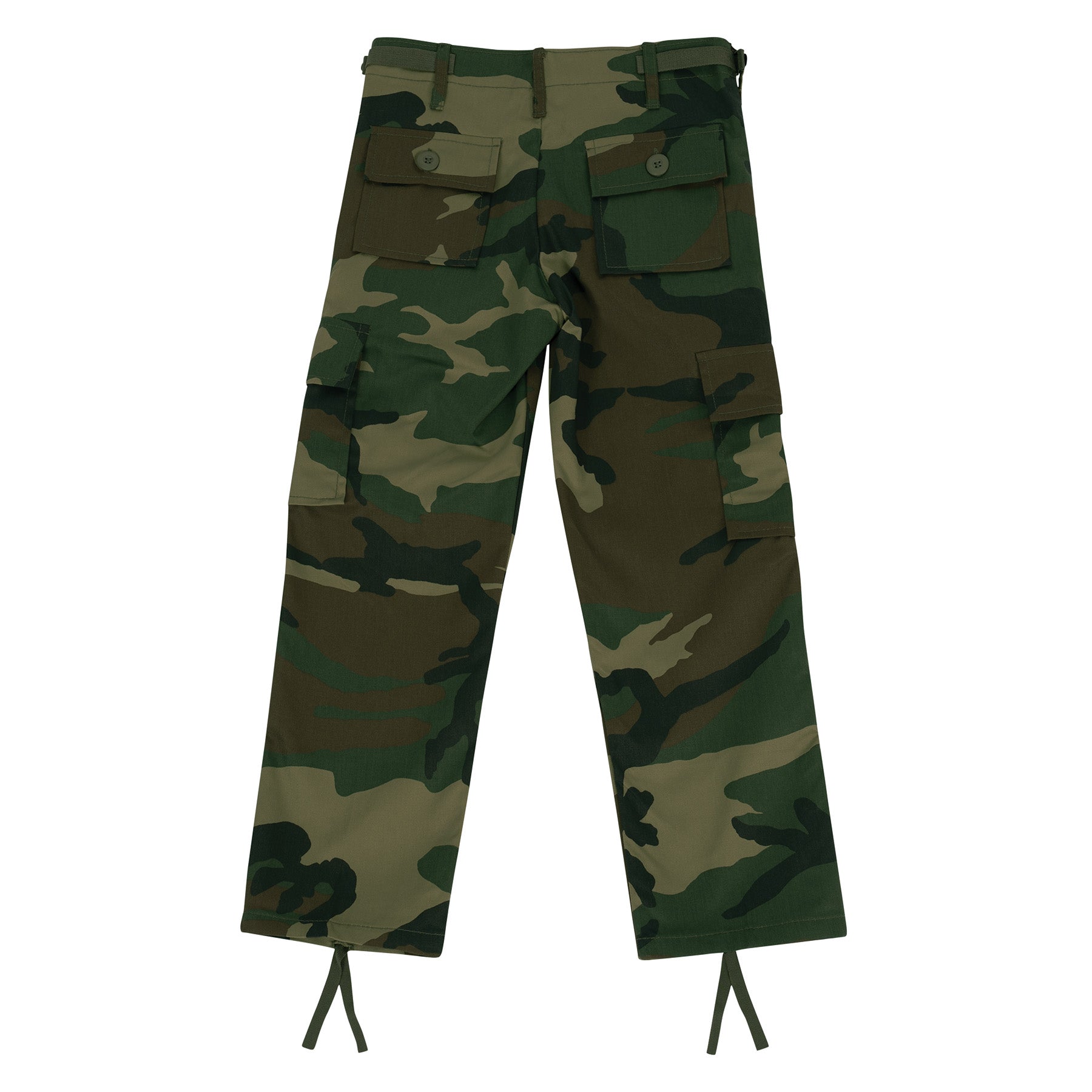 Rothco Kids Cargo Pants Woodland Camo Size 2 – Durable Comfort for Active Children