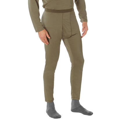 Rothco ECWCS Gen III Level I Underwear Bottoms in Coyote Brown, Size Large