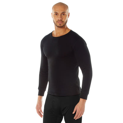 Rothco Midweight Thermal Knit Top Size L – Warm, Comfortable Layer for Cold Weather